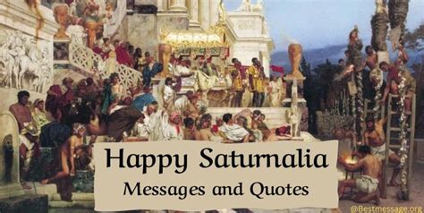 Happy Saturnalia Wishes, Messages, Quotes, Sayings