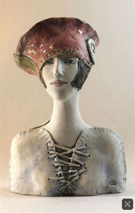 Pin by Jutta Voit on Köpfe Ceramic art sculpture Figurative