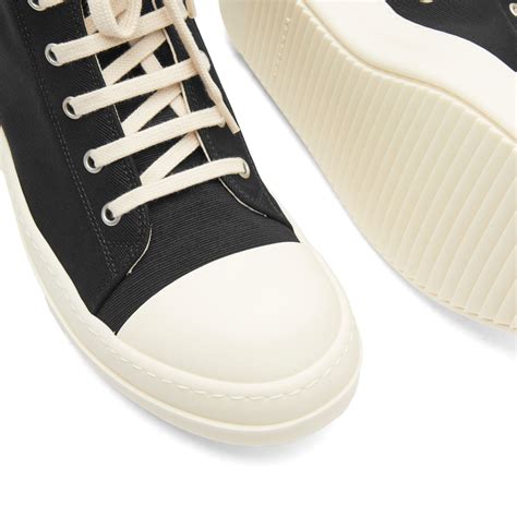 Rick Owens DRKSHDW High Sneaks Sneaker Black Pearl Milk END