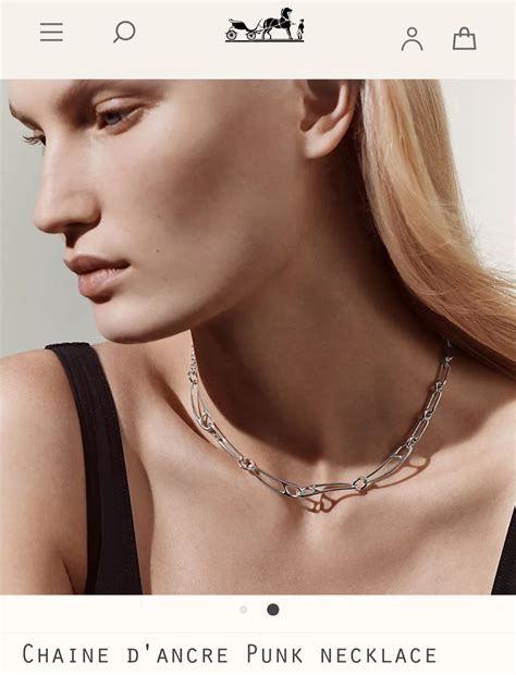 Hermes Chaine Dancre Punk Necklace Fibo Addict