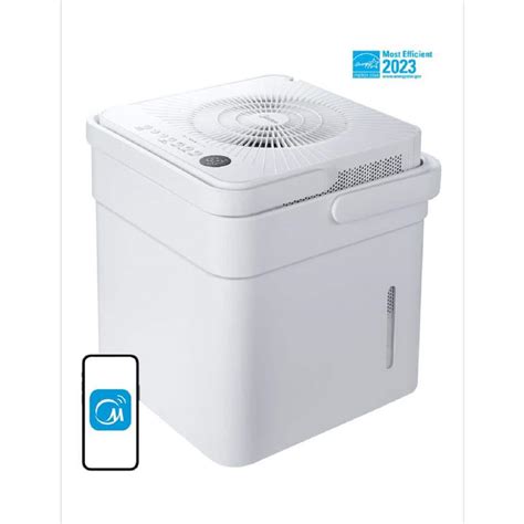 Midea 50 Pt 4500 Sq Ft Cube Smart Dehumidifier In White With Pump 3x