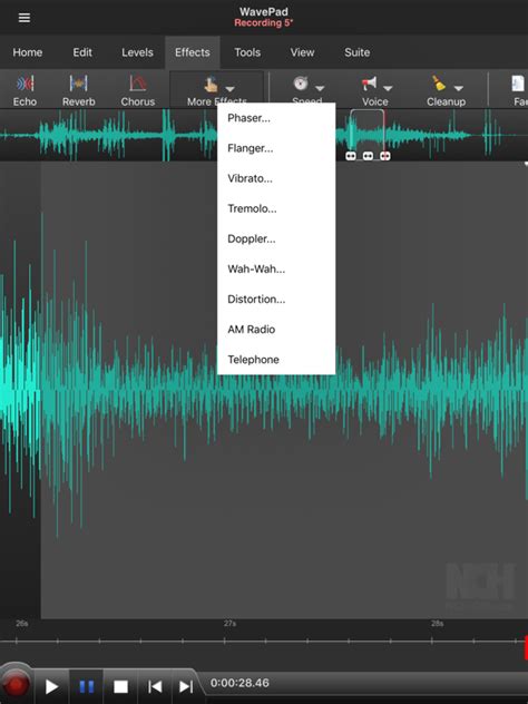 Wavepad Music And Audio Editor App Voor Iphone Ipad En Ipod Touch