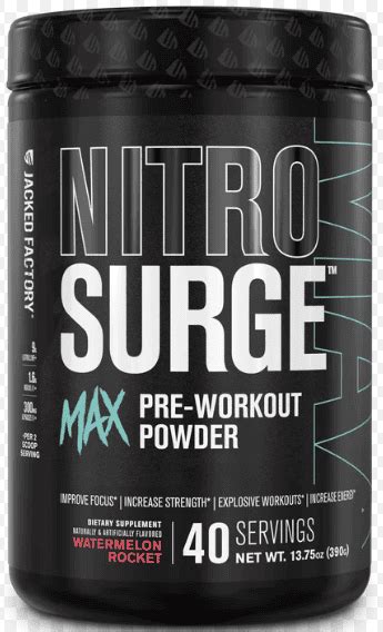 Nitro Surge Max Pre Workout Review 2024 Lift Vault