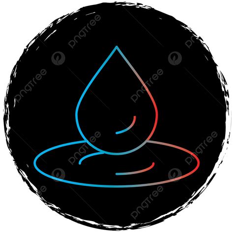 Vektor Wassertropfen Symbol Im Kreativen Design Mit Elementen Für Mobi