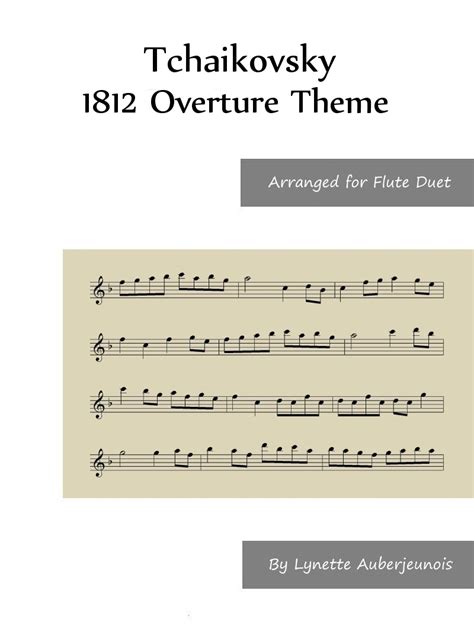 Tchaikovsky 1812 Overture Flute Duet Flute Files Publishing