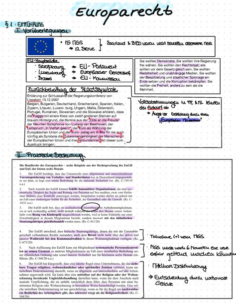 Europarecht Wintersemester 2022 23 Erklärung zur Schlussakte der