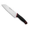 Cuchillo Santoku Acero Inoxidable Arcos Duo Roja Mm Color Negro Con