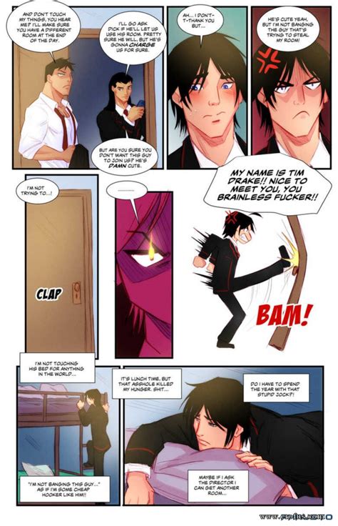 Page Gay Comics Phausto Gotham Academy Issue Erofus Sex And