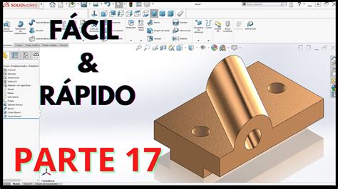 Curso B Sico De Solidworks Parte C Mo Hacer Un Barrido En