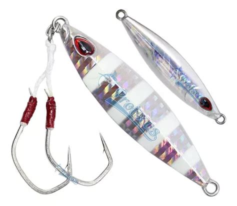 Isca Slow Jig Koika Storm Gomoku G Cm C Suporte Hook Cor Naked