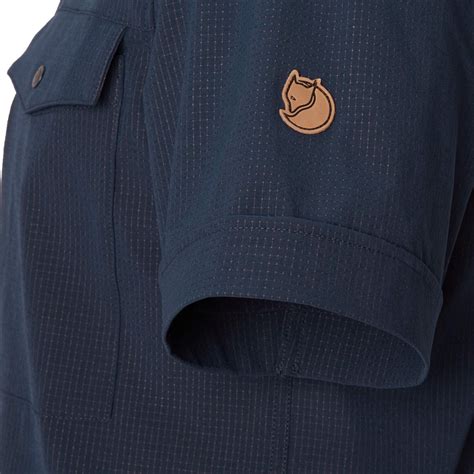 Fjällräven Abisko Trekking Shirt Ss M 87939 Dark Navy Ab 89 95