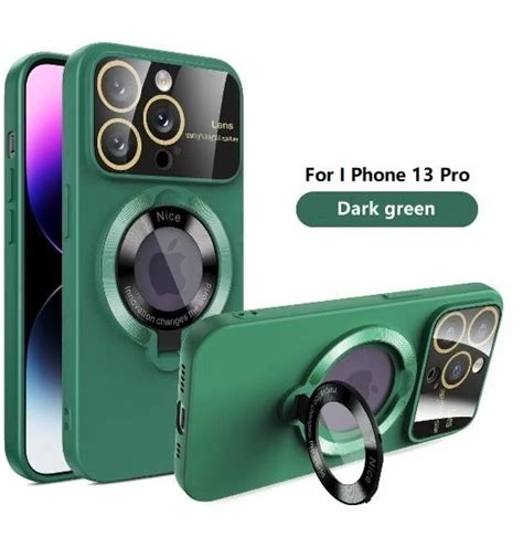 I Phone 13 Pro Case with Magnetic Invisible Stand Compatible with MagSafe, Camera Protective ...