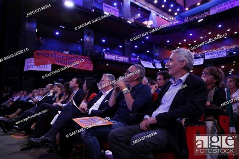 Italian politician Gaetano Guagliariello attends the convention of the ...