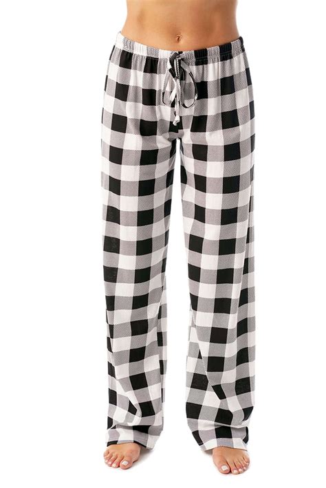 Just Love Womens Buffalo Plaid Pajama Pants Sleepwear Comfy Cotton