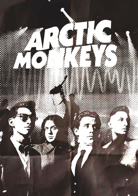 An Advertisement For Arctic Monkeys Featuring Three Men