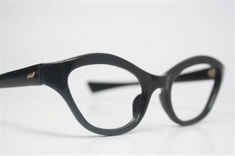 Black Cat Eye Glasses Glasses Retro Eyewear Vintage Frames Etsy