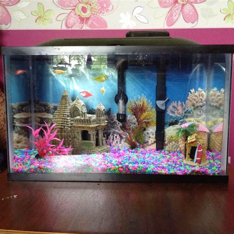 Pin By Sarah Osborne On Fish Tanks Fish Tank Decorations Fish