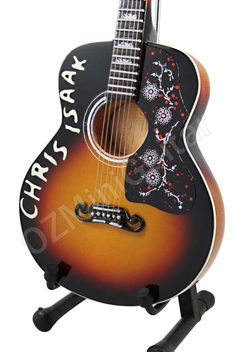 Miniature Guitar Chris Isaak J-200 - Etsy