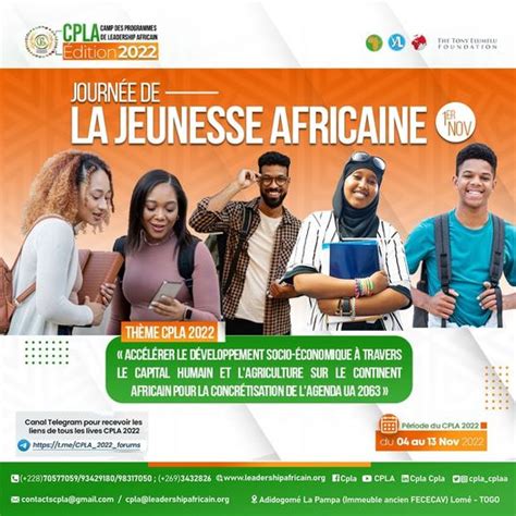 CPLA On Twitter JOURNEE DE LA JEUNESSE AFRICAINE Le CPLA Appelle