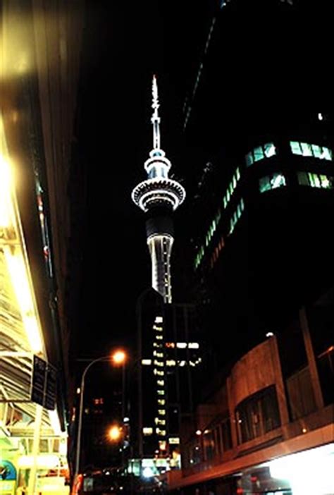 Auckland Skytower at Night photo