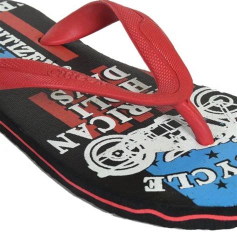 Red Mens Printed Hawai Slippers At Rs Pair In Kolkata Id