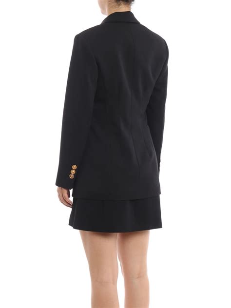 Versace Versace Blazer Nero 10986294 Italist