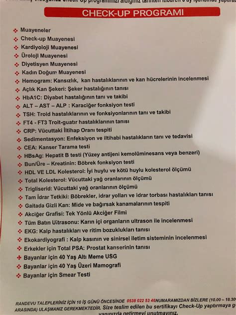 Z Ld Medical Park Hastanesi Checkup Hizmeti Ikayetvar