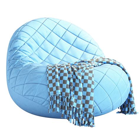 Modern Bean Bag Chair N_4 - 3D Model for Corona