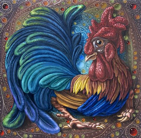 Roosterrooster X Cm Oil On Canvas This Work Is A Unique