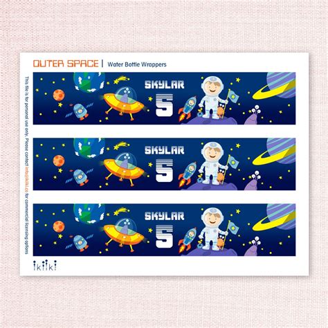 Outer Space PARTY PACKAGE Instant Download, Out of This World Birthday ...