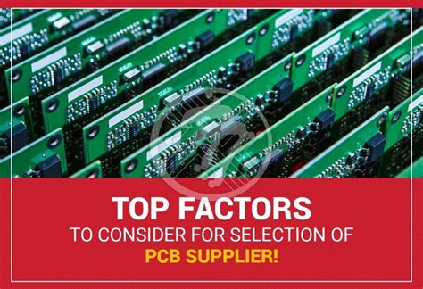 Factors To Consider For Pcb Supplier Pcba Supplier Tti