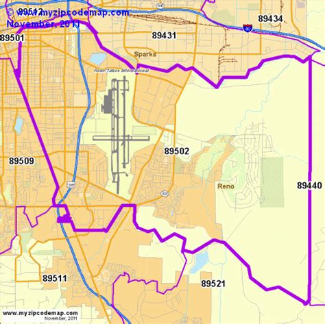 Zip Code Map of 89502 - Demographic profile, Residential, Housing ...