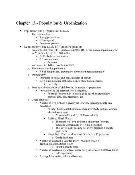 Population And Urbanization 13 C Until Around 2000 Bc The Human Population Grew To 20