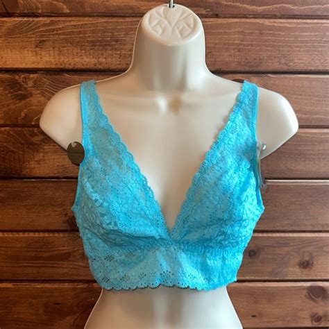 Wacoal Intimates And Sleepwear Nwt Wacoal 38 Brand New Turquoise Lace Bralette Poshmark