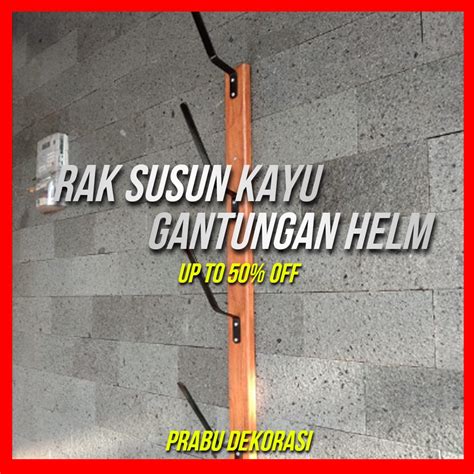 Jual Gantungan Helm Kokoh Dan Kuat Susun Rak Helm Plat Besi Dan