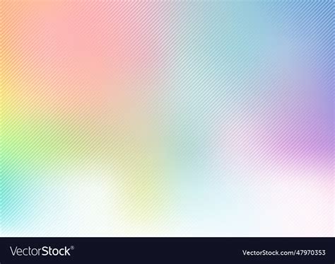 Abstract Rainbow Pastel Blurred Soft Background Vector Image