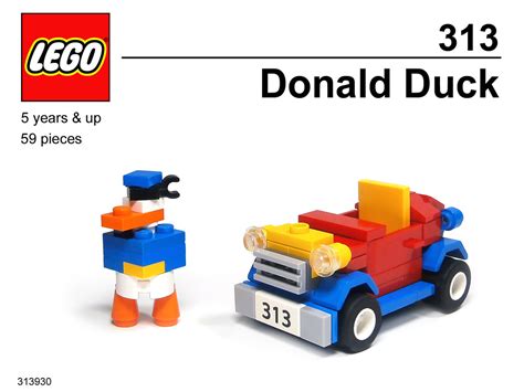 Donald Duck In Lego Donald Duck In Lego The Simple Graphi Flickr