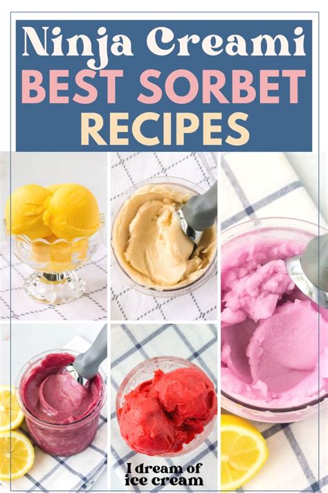 20 Best Ninja Creami Sorbet Recipes You Need To Try I Dream Of Ice Cream