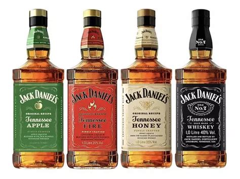 Combo 4 Whiskys Jack Daniel S Honey Apple Fire Old N7 Parcelamento