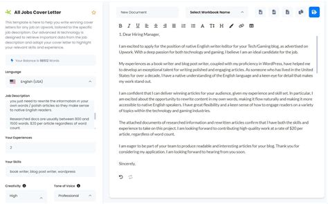 Creating A Winning Upwork Cover Letter Best Tips And Examples Upwork