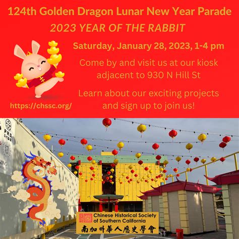 124th Golden Dragon Lunar New Year Parade Chinese Historical Society