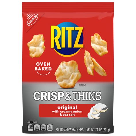 Save On Nabisco Ritz Crisp Thins Oven Baked Original With Creamy