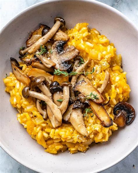 Butternut Squash Mushroom Risotto Healthy Fitness Meals