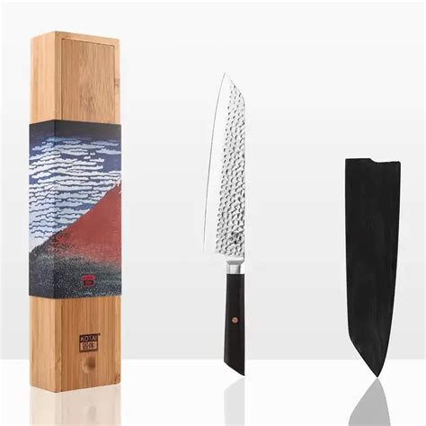 Couteau de cuisine japonais martelé Kiritsuke KOTAI couteau de chef