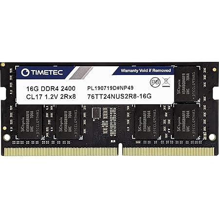 Timetec 16GB DDR4 2400MHz PC4 19200 Non ECC Unbuffered 1 2V CL17 2Rx8