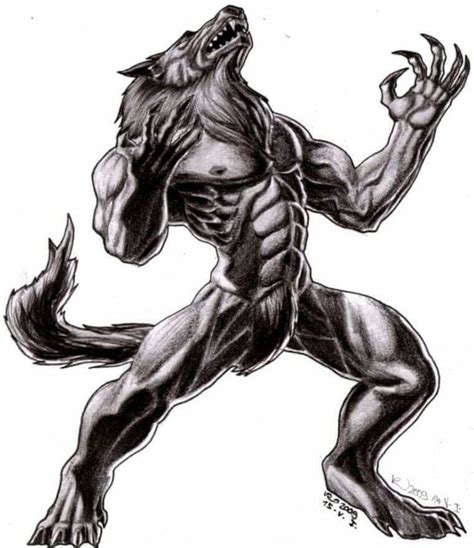 Pin By Blue Whitefang On Wolf And Werewolf Demon Drawings Werewolf Art