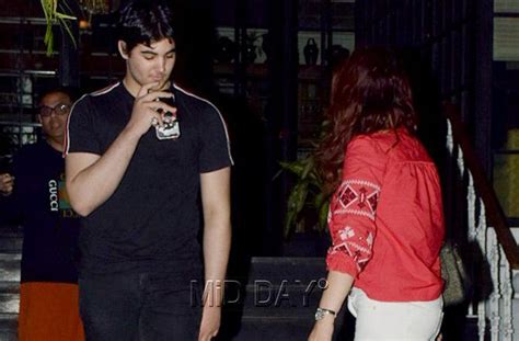 Photos: Aarav Bhatia's dinner date with mom Twinkle Khanna in Juhu