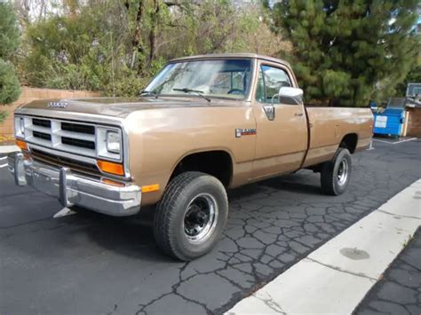 1989 Dodge Ram 250 Turbo Diesel 4x4 With 52000 Miles Auto Ac Power For Sale Photos Technical