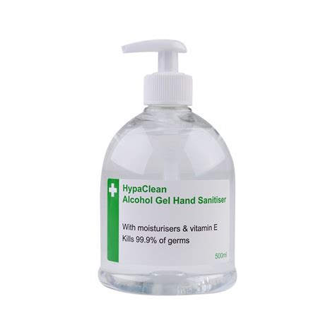 Hand Sanitiser 500ml 6 X Gel Pump Bottles PARRS