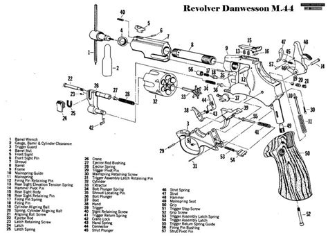 Schematic Diagram Of The Eaa Big Bore Revolver Colt Army Act